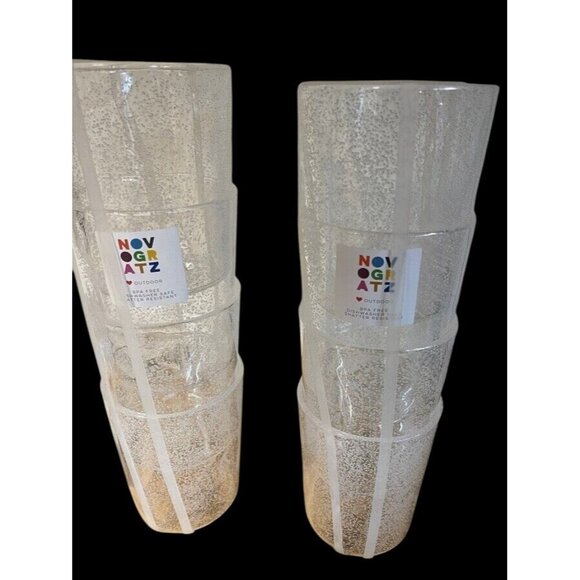 Novogratz 11-Piece Melamine Taco Platter Set with Chip & Dip Cups - New - Picture 5 of 5